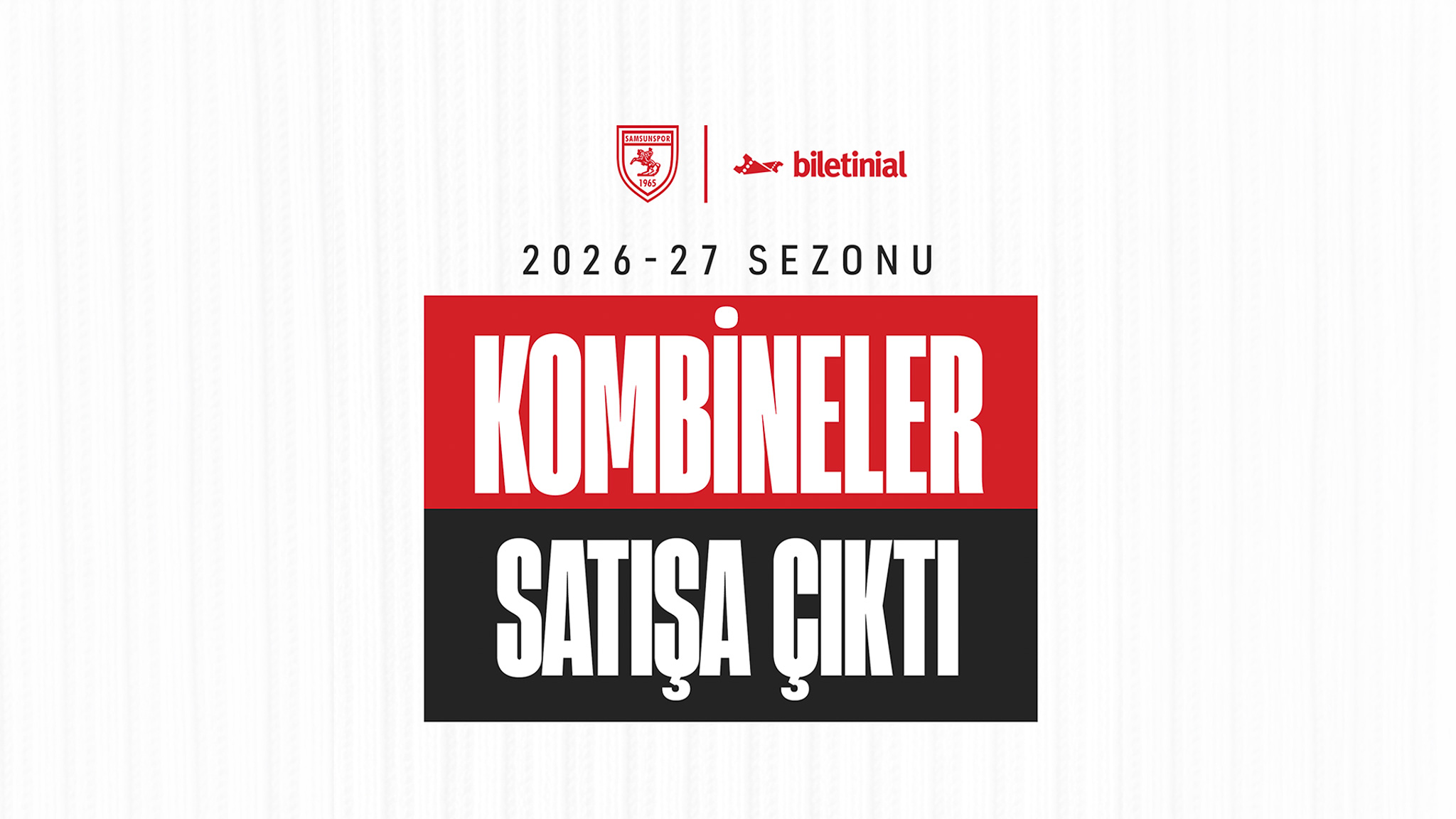 2026-27 SEZONU KOMBİNELERİ SATIŞA ÇIKTI